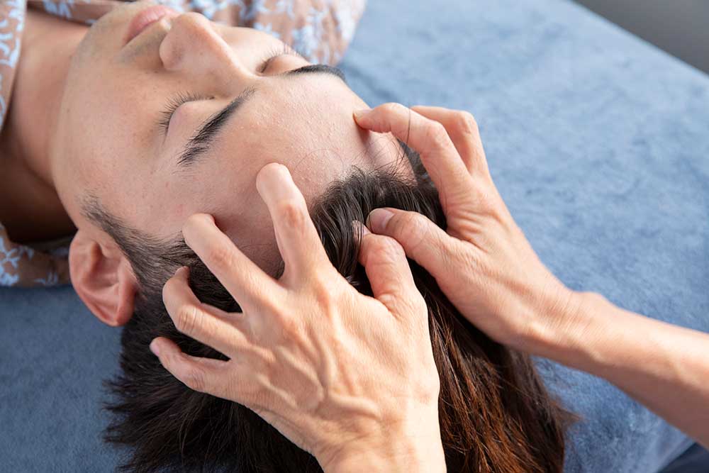 ヘッドスパ施術の流れ3