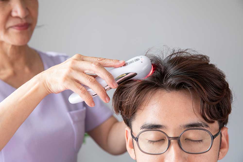 ヘッドスパ施術の流れ4